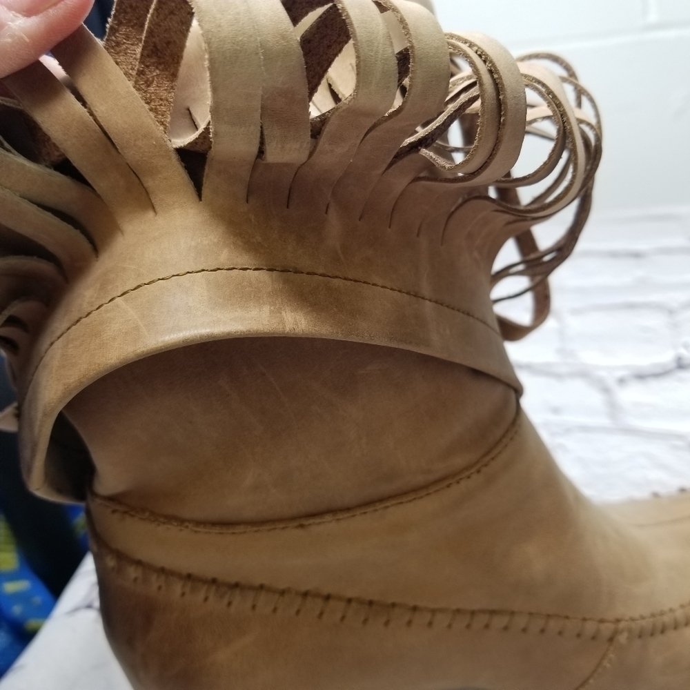 Born Banbury fringe moc mid calf boots - Picture 6 of 16